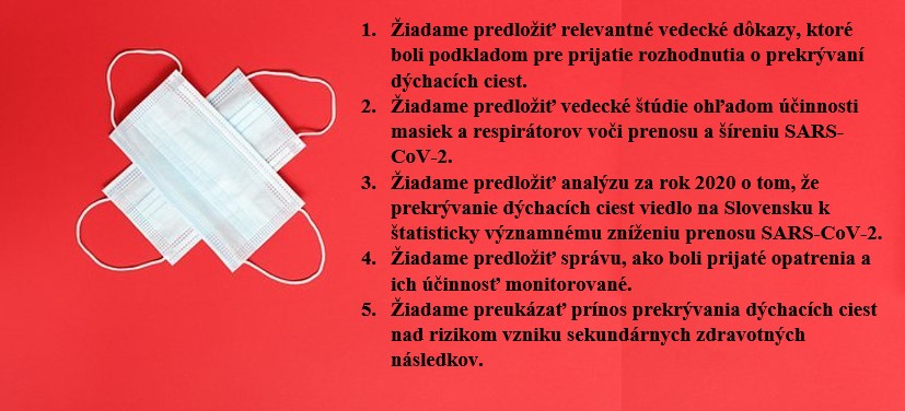 Vedci a lekári: Prekrytie horných dýchacích ciest škodí!